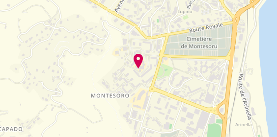 Plan de DEGERINE Alain, Logis Montesoro Bâtiment I 44
Quartier Montesoro, 20600 Bastia