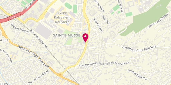 Plan de Conseil Peinture Appliquée, Hlm la Poncette Bâtiment D5
241 Boulevard des Armaris, 83100 Toulon