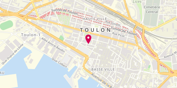 Plan de CHAULAN Stéphanie, 268 Rue Jean Jaurès, 83000 Toulon
