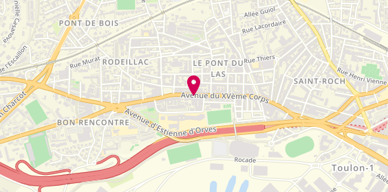 Plan de MOITY Jean Michel, 483 Avenue du 15eme Corps, 83200 Toulon