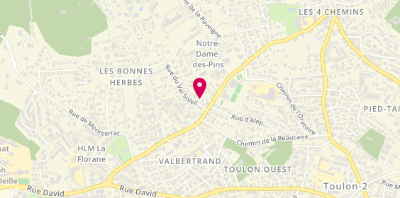 Plan de ABGUILLERM Bruno, 55 Rue Val du Soleil, 83200 Toulon