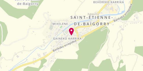 Plan de Alfaro Gexan Tindatzaile, Quartier Occos, 64430 Saint-Étienne-de-Baïgorry
