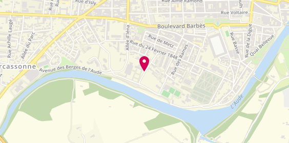 Plan de HAMADENE Mohamed, 1 Bis Rue General Laperrine, 11000 Carcassonne