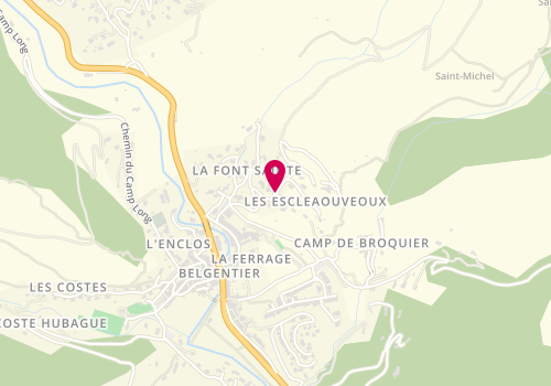 Plan de DANTIN Loïc, 11 Lotissement des Escleaouveoux, 83210 Belgentier
