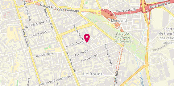 Plan de Baki Kalin, 127 Rue Rouet, 13008 Marseille