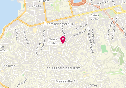 Plan de Entreprise de Peinture Petrosino, 139 Rue D&#039;Endoume, 13007 Marseille