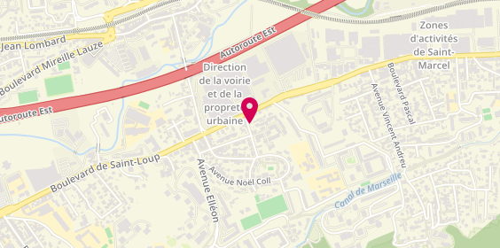 Plan de SUCHON Cyril, Hlm la Valbarelle
12 Avenue Abbe Lanfranchi, 13011 Marseille