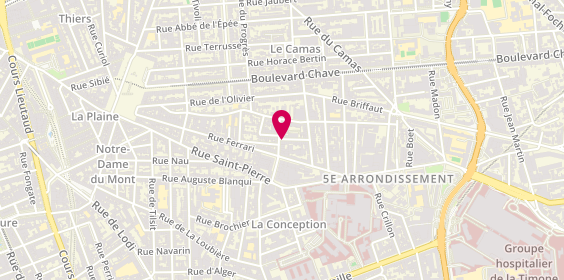 Plan de D'Auria Jean, 4 Rue Docteur Laennec, 13005 Marseille