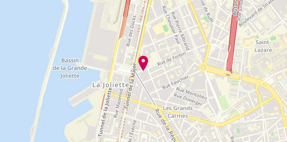 Plan de Miroiterie de la Joliette, 59 Rue de Forbin, 13002 Marseille