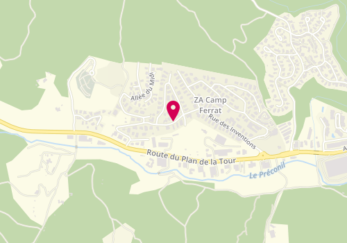 Plan de Ravalsud, Zone Artisanale du Camp Ferrat Rue des Metiers, 83120 Sainte-Maxime