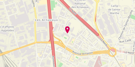Plan de BEBBOUCHE Boualem, 18 Avenue Arnavaux, 13014 Marseille