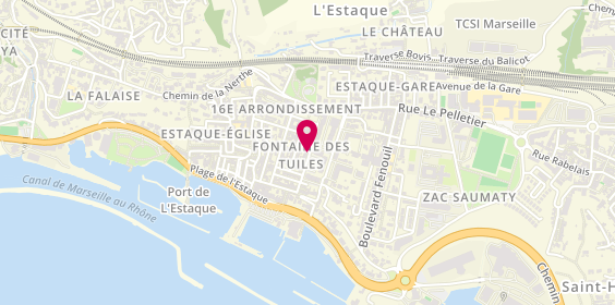 Plan de BENDOUMA Mohamed, 44 Rue Emile Rouvière, 13016 Marseille