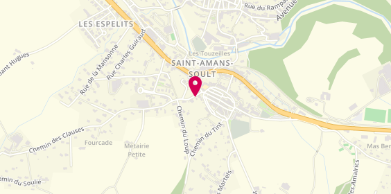 Plan de CONTESTI Jean-Marc, 23 Boulevard des Promenades, 81240 Saint-Amans-Soult