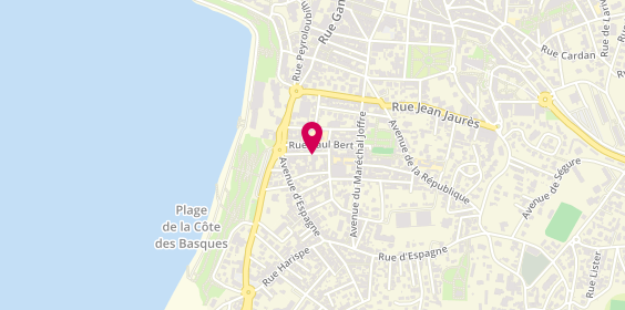 Plan de Atb Creations, 12 Rue Vauréal, 64200 Biarritz