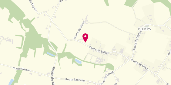Plan de LETOURNEUR Jacques, 480 Route Billère, 64370 Pomps