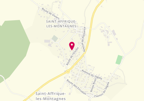 Plan de GONCALVES Emmanuel, 10 Route de l'Enclos, 81290 Saint-Affrique-les-Montagnes