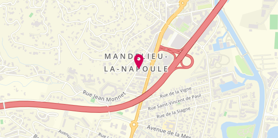 Plan de ANTON Sorin, 77 Rue Jean Monnet, 06210 Mandelieu-la-Napoule