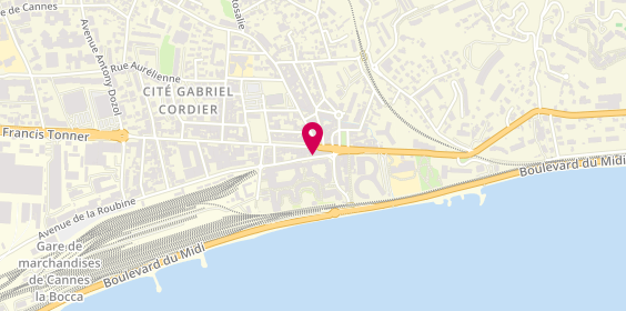 Plan de AJ Electricite, 14 Rue Marco Del Ponte, 06150 Cannes