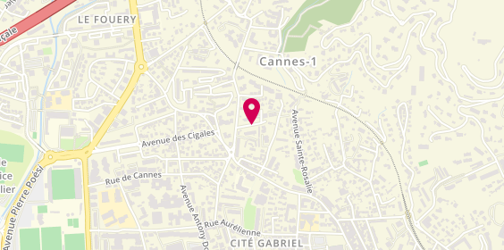 Plan de Dafri Peinture, Villa Les Grives
Rue des Plaqueminiers, 06150 Cannes