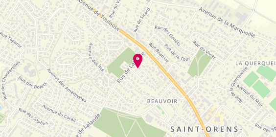 Plan de DESTOPEINTURE - Sébastien DESTOPPELEIRE, 7 Rue de Ribaudin, 31650 Saint-Orens-de-Gameville