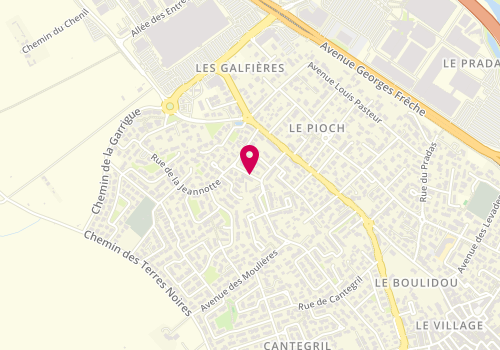Plan de Dragu Fané, 3 Rue Hirondelles, 34470 Pérols