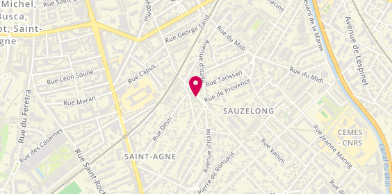 Plan de Jean-Philippe SEGUELA, 81 avenue du Lauragais, 31400 Toulouse