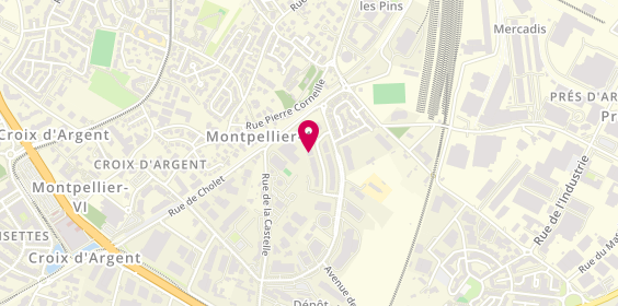 Plan de Multi Façades, 98 Rue Emile Julien, 34070 Montpellier