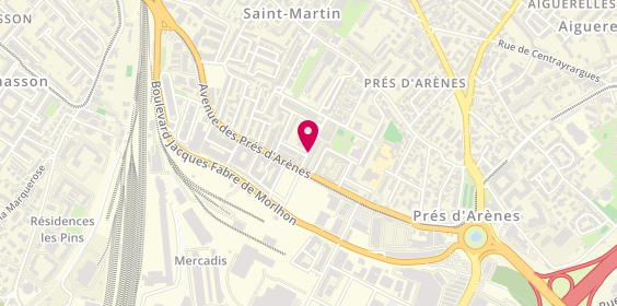 Plan de Blm Peinture, 13 Rue des Catalpas, 34070 Montpellier