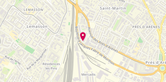 Plan de MediBat, 39 Rue Pomier Layrargues, 34000 Montpellier
