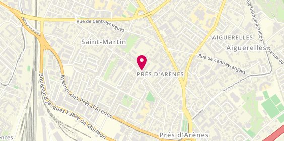Plan de MERLE Philippe, 805 avenue du Maréchal Leclerc, 34070 Montpellier