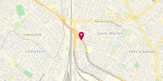 Plan de RAUNIER Francis, 220 Avenue Prés d'Arènes, 34070 Montpellier