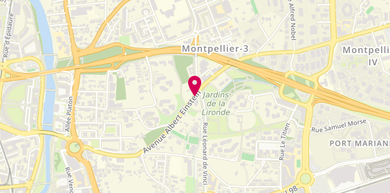 Plan de TOURNIER Bruno, 704 Avenue Albert Einstein, 34000 Montpellier