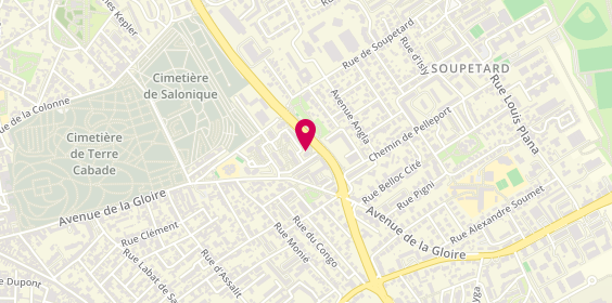 Plan de Dupre Peinture, 4 Rue Jean Mailhe, 31500 Toulouse