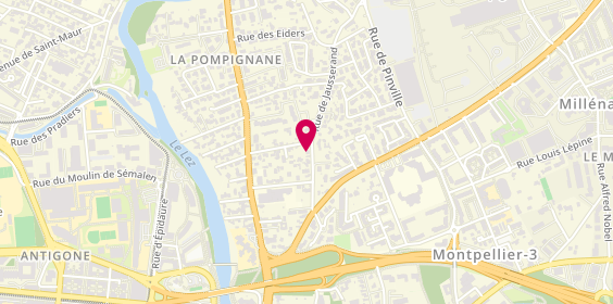 Plan de Artisans Associés, 195 Rue de Jausserand, 34000 Montpellier