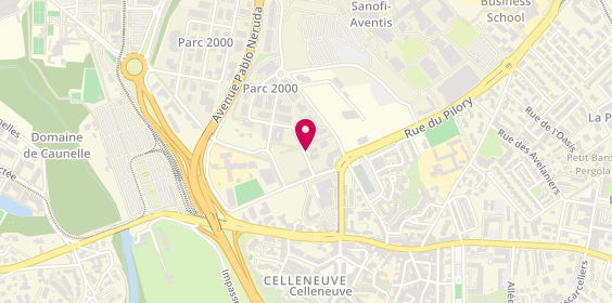 Plan de Mini Façade 34, 84 Rue Maurice Béjart, 34080 Montpellier