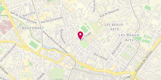 Plan de 34 Mille Peinture, 5 Rue Turgot, 34090 Montpellier