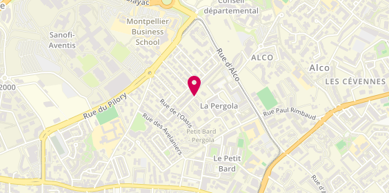Plan de Sud Peinture, Bât D12 Résidence l'Ecrin 12 Rue Ecrin, 34080 Montpellier