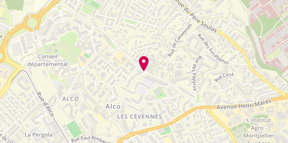 Plan de ACHIM Marius, Bâtiment M1 Les Cevennes
949 Avenue du Professeur Louis Ravaz, 34080 Montpellier