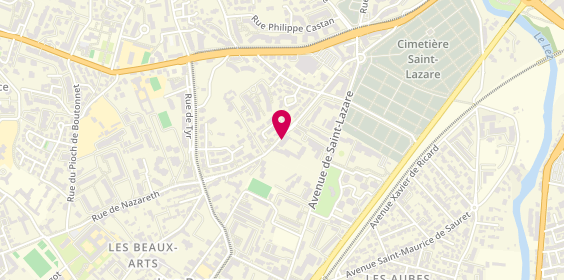 Plan de ALMart, 66 avenue de Castelnau, 34090 Montpellier