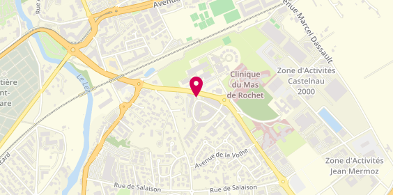 Plan de RCT Peinture, 32 Rue Jean Antoine Injalbert, 34170 Castelnau-le-Lez