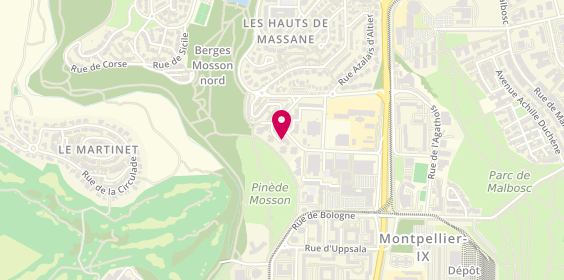 Plan de TAOUS Rachid, 111 Allée Ruthènes, 34080 Montpellier