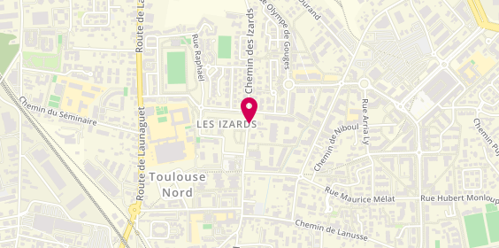 Plan de L.P, 44 Chemin Izards, 31200 Toulouse