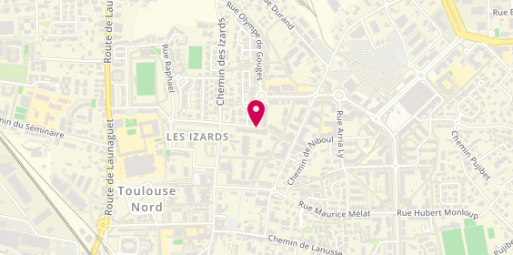 Plan de Eddine Peitnure Toulouse, 6 Rue Bouquetins, 31200 Toulouse