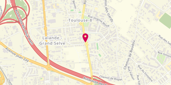 Plan de Knf Btp, 293 Route de Launaguet, 31200 Toulouse
