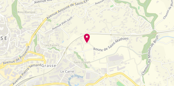 Plan de Chatti Peinture, 75 Route de Saint-Mathieu, 06130 Grasse