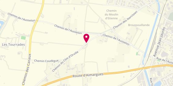 Plan de CHOU Guillaume, 171 Chemin Clos d'Orville, 30600 Vauvert