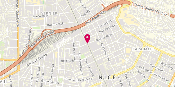 Plan de Antarès, 33 Rue de Paris, 06000 Nice