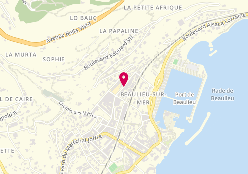 Plan de VITALE Francesco, Résidence le Panoramic1 17 Boulevard Marinoni, 06310 Beaulieu-sur-Mer