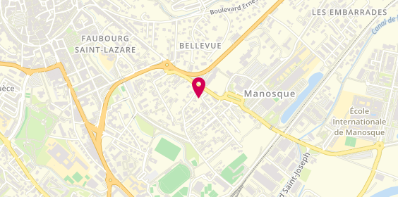 Plan de MARINI Jean-Louis, 35 Rue du Prêche, 04100 Manosque