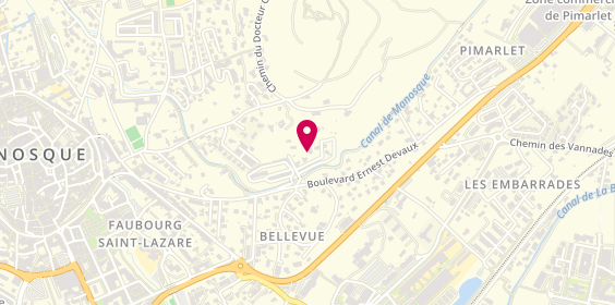 Plan de Bouba Piscine, 81 Boulevard Ernest Devaux, 04100 Manosque